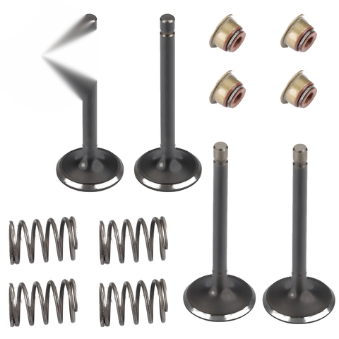 EZGO Gas 4-Stroke 295 / 350cc Intake & Exhaust Valve w/ Seals (96-Up)