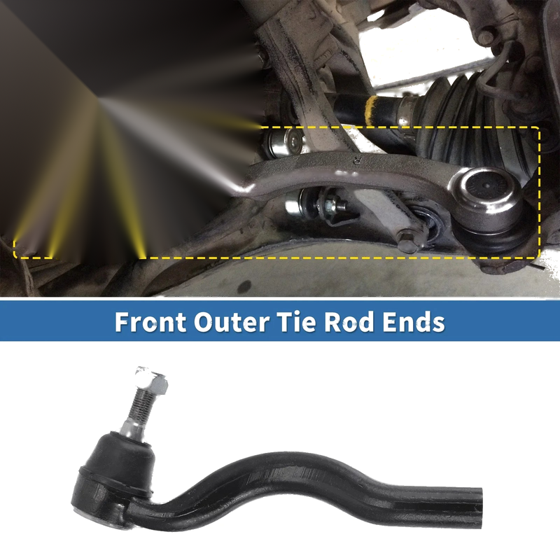 Jeep Grand Cherokee, Dodge Durango 2 x Front Outer Tie Rod End Links Kit