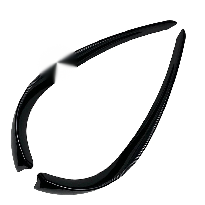 Mercedes Benz C-Class W205 (2015-2018) Black Fog Light Cover Trim