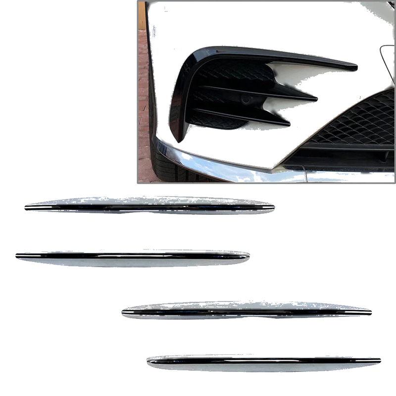 Mercedes Benz GLC Class Front Fog Lamp Light Strip Trim (2016-2019)