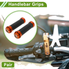 Motorcycle 7/8" 22mm Hand Grips Aluminum Orange