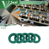 Oil Seal Rotary Shaft Seal TPU 20x30x6mm High Pressure Green 5 Pcs