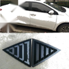 Toyota Corolla Black Side Window Louver Shutter Cover Trim Decor (2014–2018)