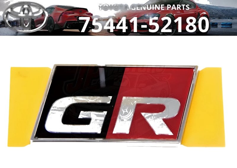Toyota GR JDM OEM JAPAN Back Door Emblem Logo Ornament