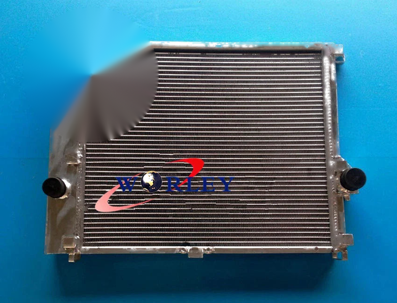 BMW E34 525 525i 530 M50 3 Row Aluminum Radiator & Fan (1986-1996)