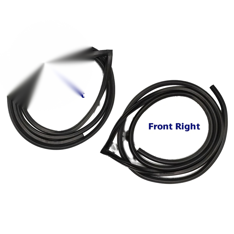 2x Front Door Rubber Seal Weatherstrip FL FR Fit Datsun 1200 Sunny B110 4D Sedan