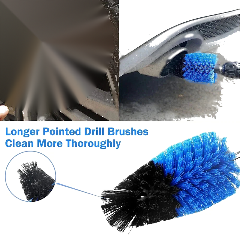 7 Pcs Drill Brush Set Power Scrubber Cleaning