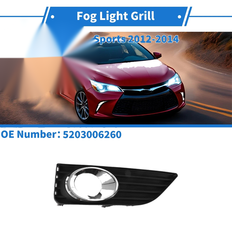 Toyota Camry Front Right Fog Light Grill (2012-2014)