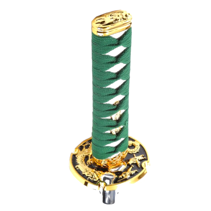15cm Green Katana  Samurai Gear Knob