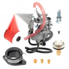 Kawasaki KLF300-B Bayou 300 2x4 Carburetor & Intake Manifold (1996–2004)