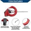 Mitsubishi Lancer Evolution  - Red Tow Hook Ring 23.5cm