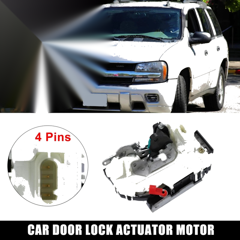 Jeep Wrangler Rear Left Power Door Lock Actuator Motor (2007-2018)