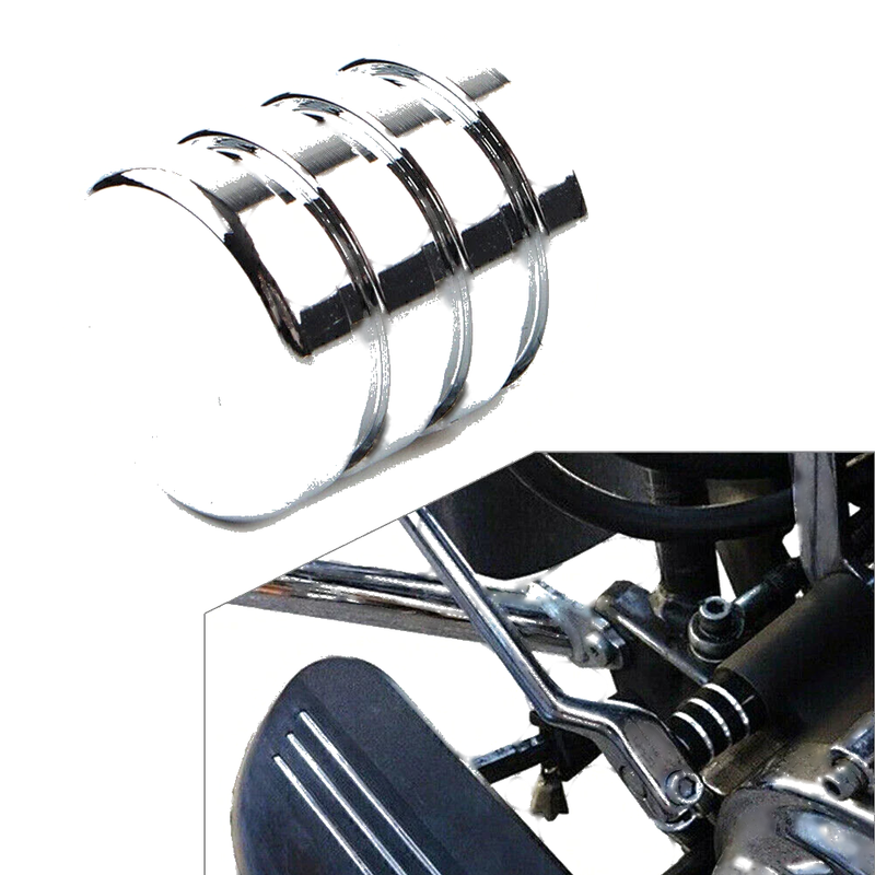 Harley Touring Motorcycles Chrome CNC Cut Heel Shifter Eliminator (1980-Present)