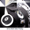 BMW Series 3 (1994-2006) Black 1 x Drive Belt Idler Pulley