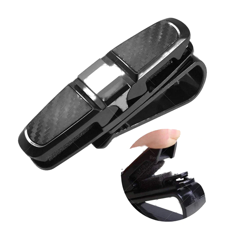 Sunglasses Eyeglasses Ticket Card Car Glasses Holder Clip Case