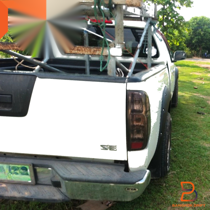 Nissan Navara D40 2005-2014 Narrow Body 2DR Cab Black Fender Flare Arch