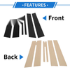 Infiniti G35 6 x Door Pillar Window Trim (2007 - 2015)