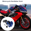 Motorcycle Slope Handle with Hook Aluminum Alloy Motorcycle Hook Blue