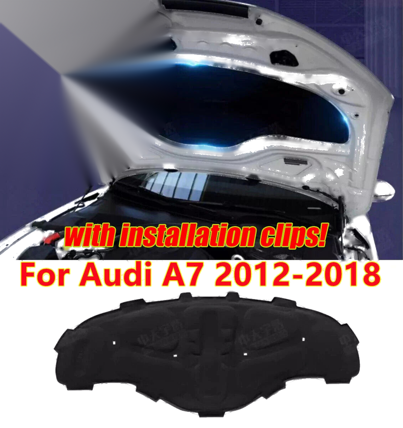 Audi A7 Engine Cover Blanket Hood Insulation Pad Heat Shield (2012-2018)