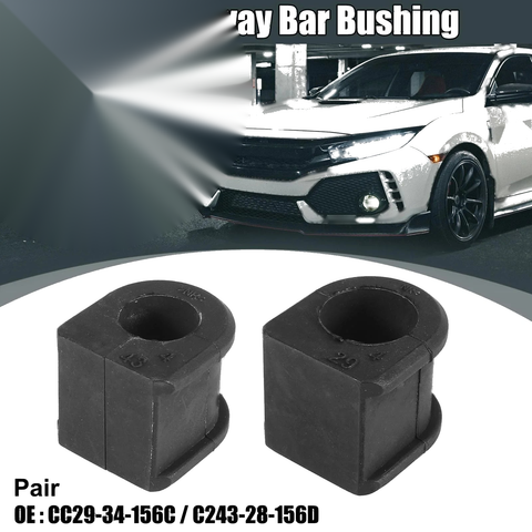 Mazda Front Rear Stabilizer Sway Bar Bushings (CC29-34-156C, C243-28-156D)