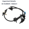 Chevrolet C3500 1 Pc ABS Wheel Speed Sensor (1995 - 1996)