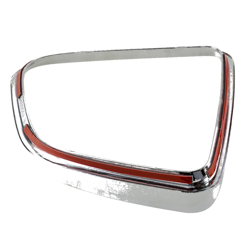 Tesla Model Y Chrome Rearview Mirror Rain Eyebrow Covers (2020-2021)