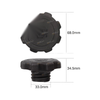 Engine Oil Filler Cap Plastic Screw Coarse Thread