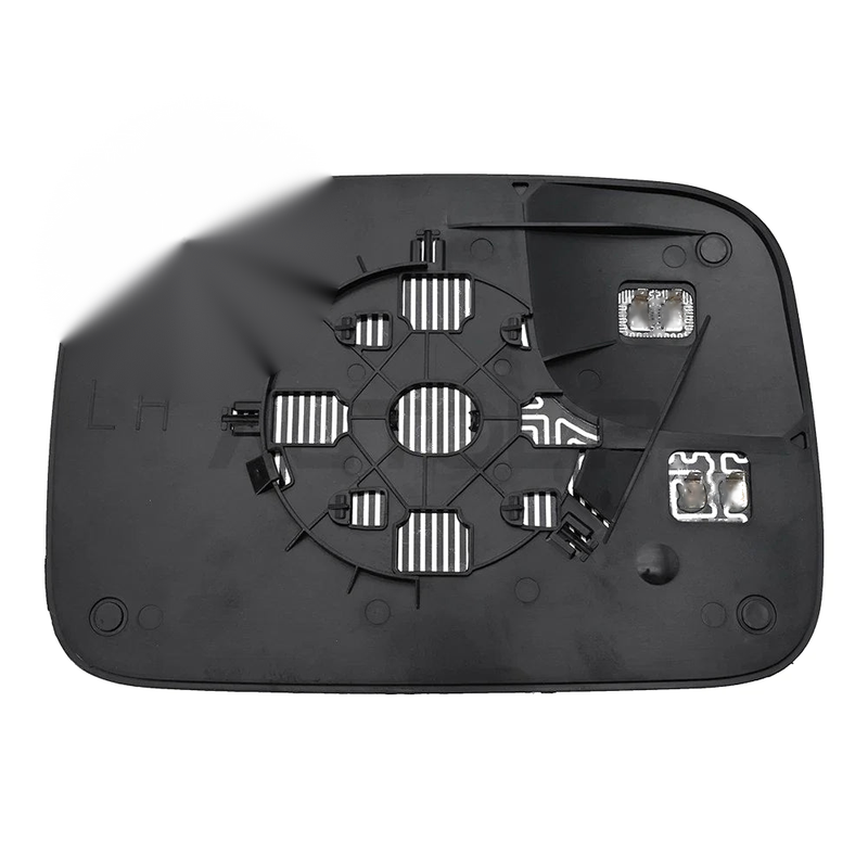 Dodge Ram 1500 2500 3500 Driver's Side Mirror and Backing Plate