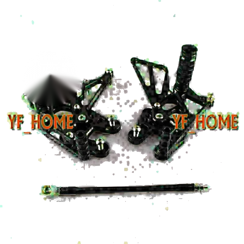 Suzuki GSXR1000 (2007-2008) Black Rearsets Foot Pegs