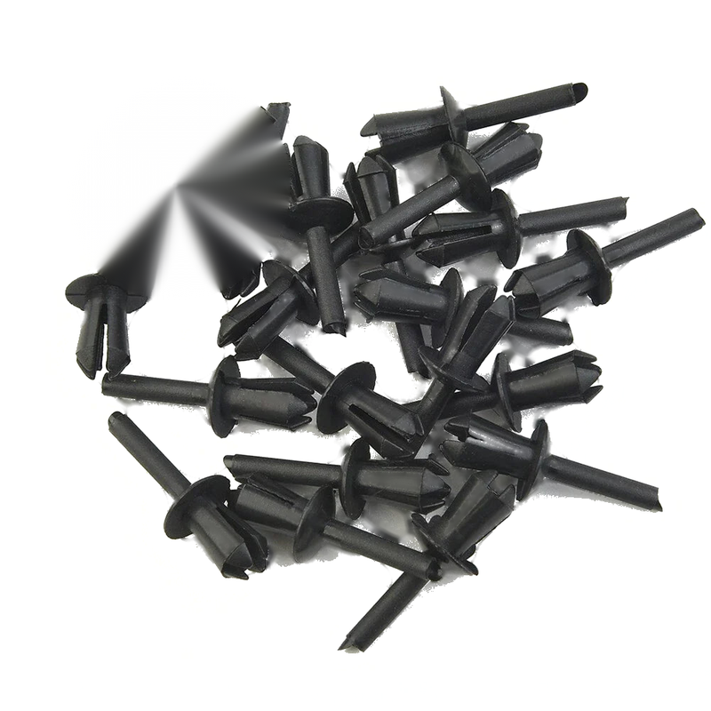 E12 E28 E30 E34 E36 E39 E46 E60 E6 20x Black Rivet Clip Fender Retainer