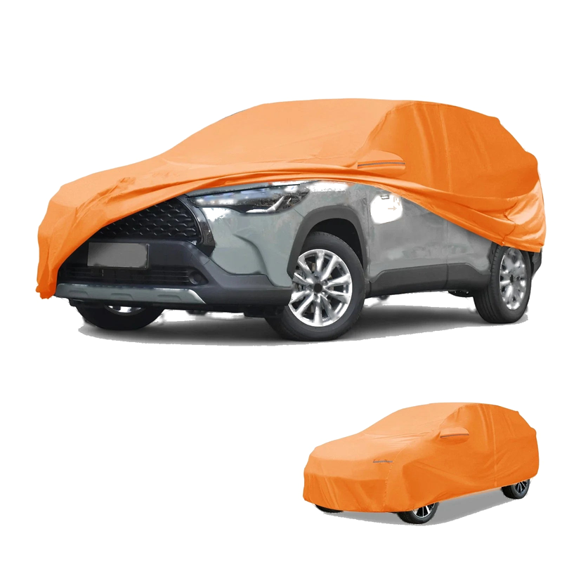 Toyota Corolla Cross Orange Cotton Car Cover Waterproof All Weather