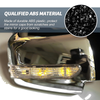Mitsubishi Chrome Plated Rearview Mirror Cover Overlay with LED Light