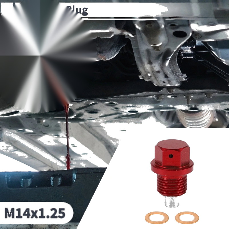 Car Motorcycle Boat Set M14x1.25 Engine Oil Drain Plug with Gasket