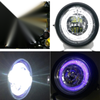 Motorbike Scooter Black 7 Inch LED Motorcycle Headlamp