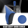 Honda Civic Faux Leather Black Blue Gear Shift Knob Cover (2006-2011)