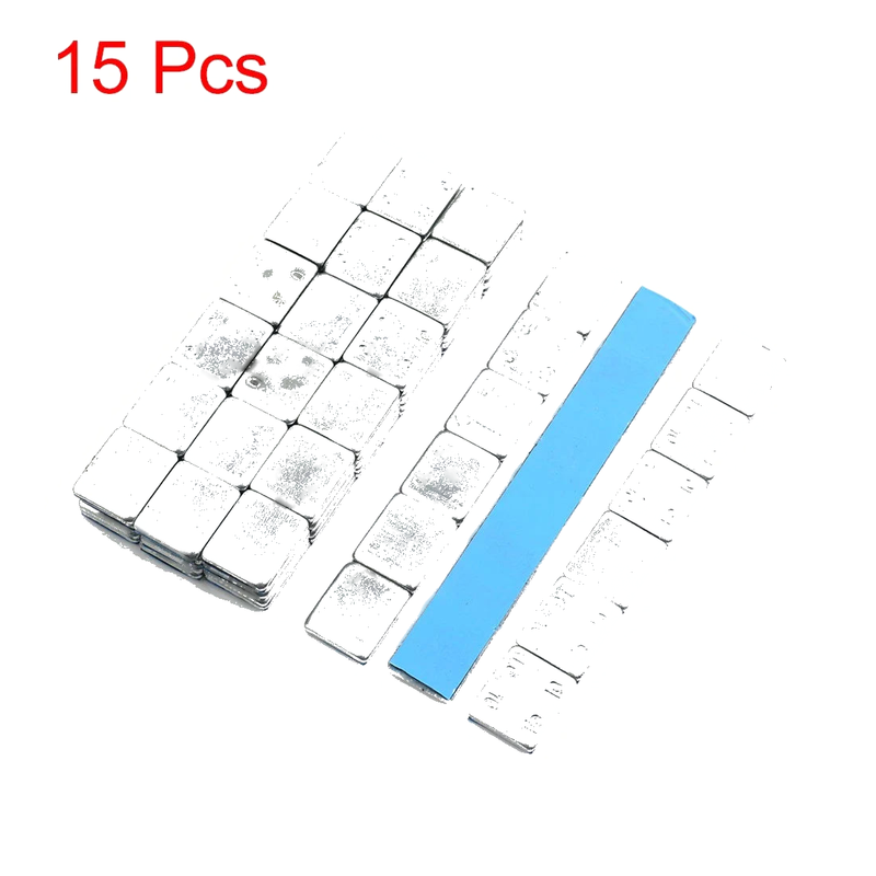 2.1oz Adhesive Back Wheel Balance Weights Strips 136x19mm 15pcs