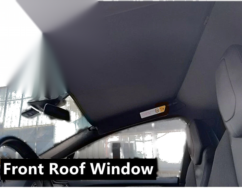 Tesla Model X Front Roof Shade Window Sunshade Privacy Sleep Mesh Cover
