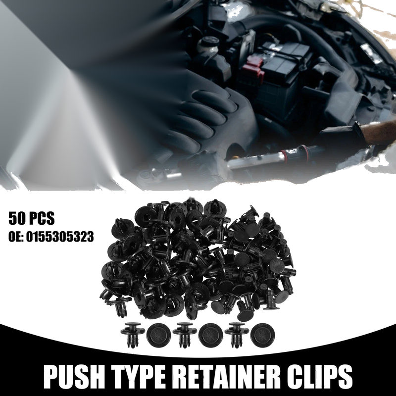 Nissan Frontier 50 Pcs Push Type Retainer Clips (2005-2019)