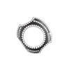 Gen 2 MINI Cooper R55-R61 Dry Carbon Fiber Console Steering Wheel Cover Trim