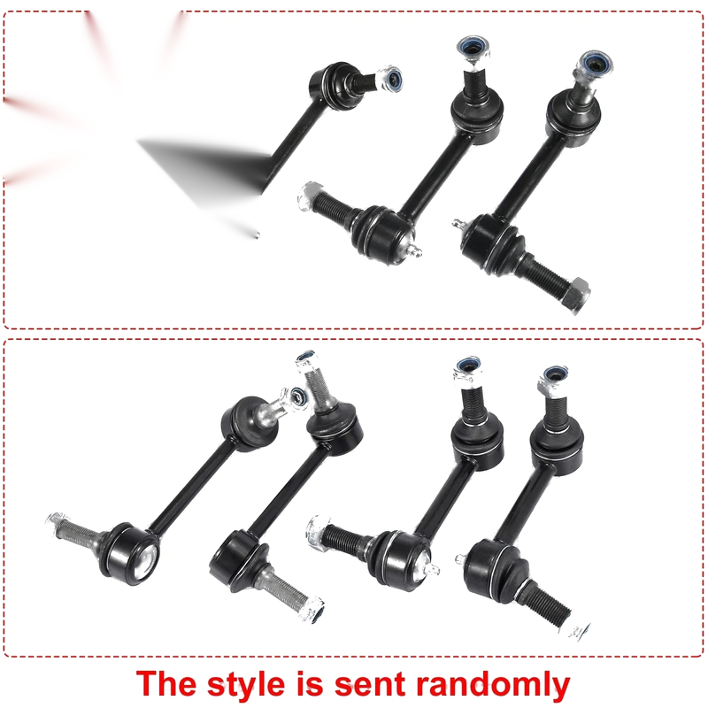 Chevrolet Trailblazer Front & Rear Sway Bar End Link Set