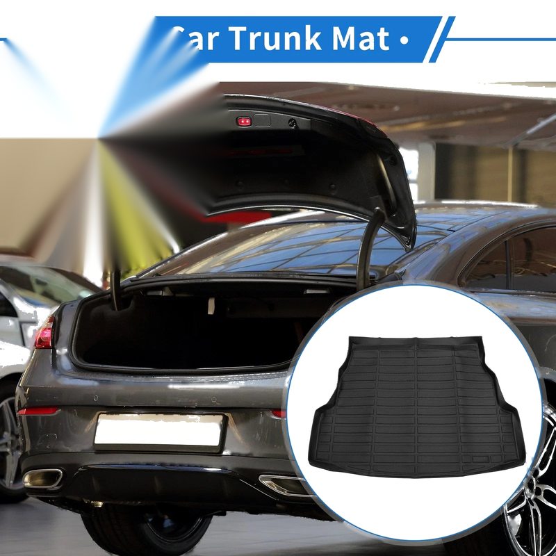 Toyota RAV4 (2019-2024) Long Stripe Pattern TPE Cargo Liner Rear Trunk Mat