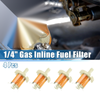 Motorcycle ATV 4pcs / 1/4 Inch / Gas Inline Fuel Filter
