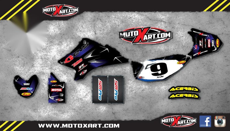 Yamaha TTR 50 Custom Graphic Stickers (2006-2016)