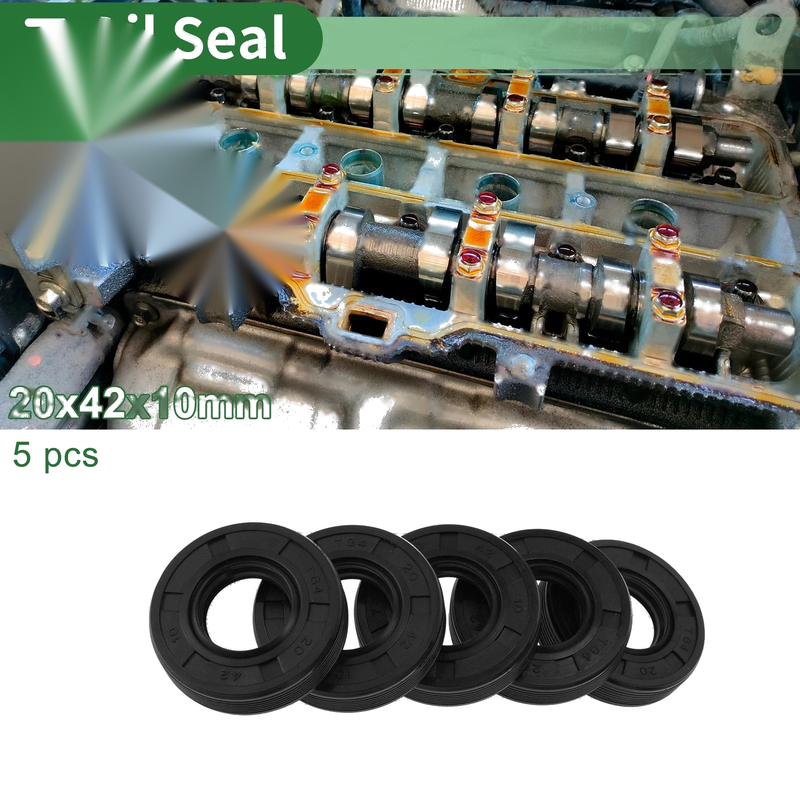Make Model Oil Seal 20x42x10mm NBR Rubber Seal Ring Rotary Shaft