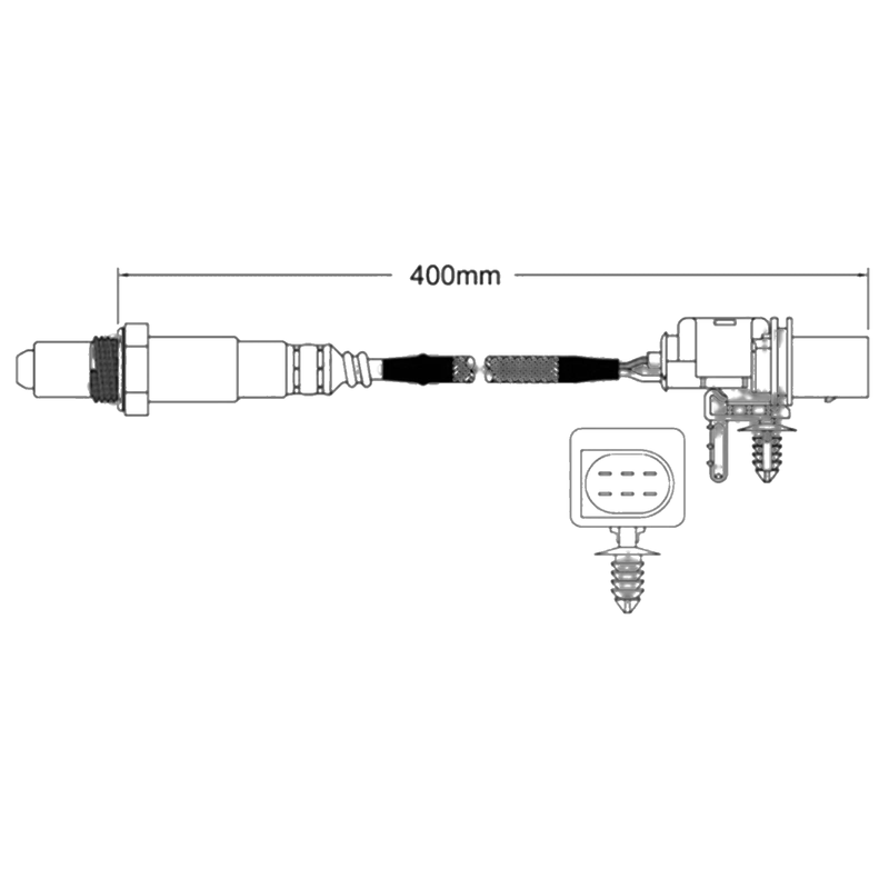 Mini Cabrio R57 1.6L N12B6A Pre-Cat O2 Sensor (2009 - 2010)