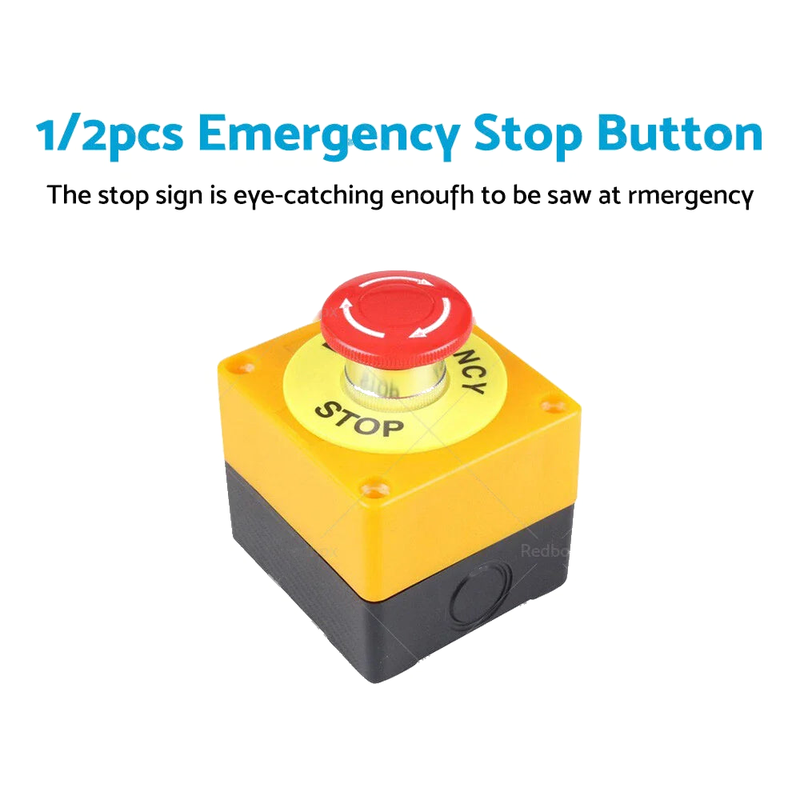 AU Emergency Shut Off 1 x Push Button Switch E-Stop