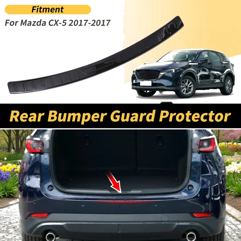 Mazda CX-5 (2017) Black 1 Pcs Rear Bumper Topper