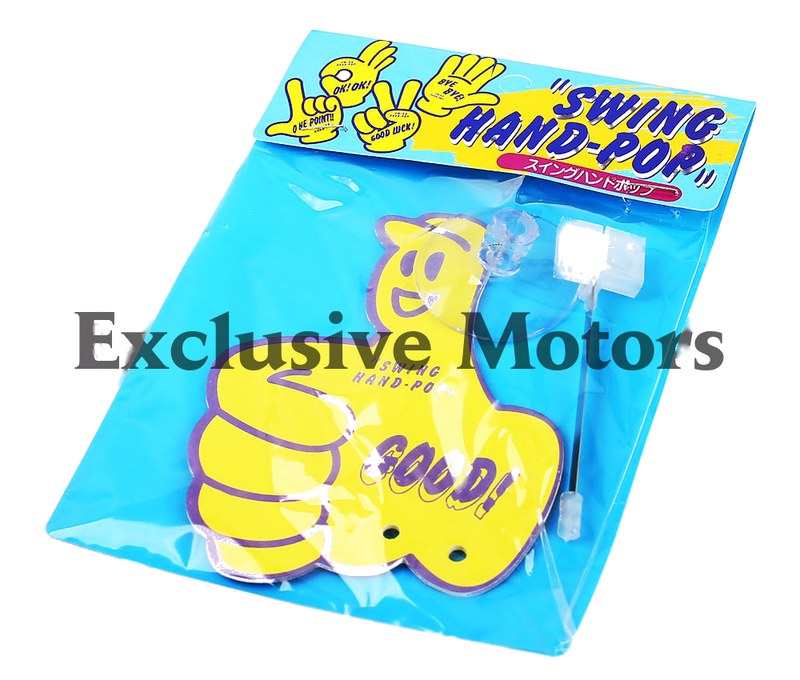 Swing Hand Pop Japanese Air Freshener Yellow