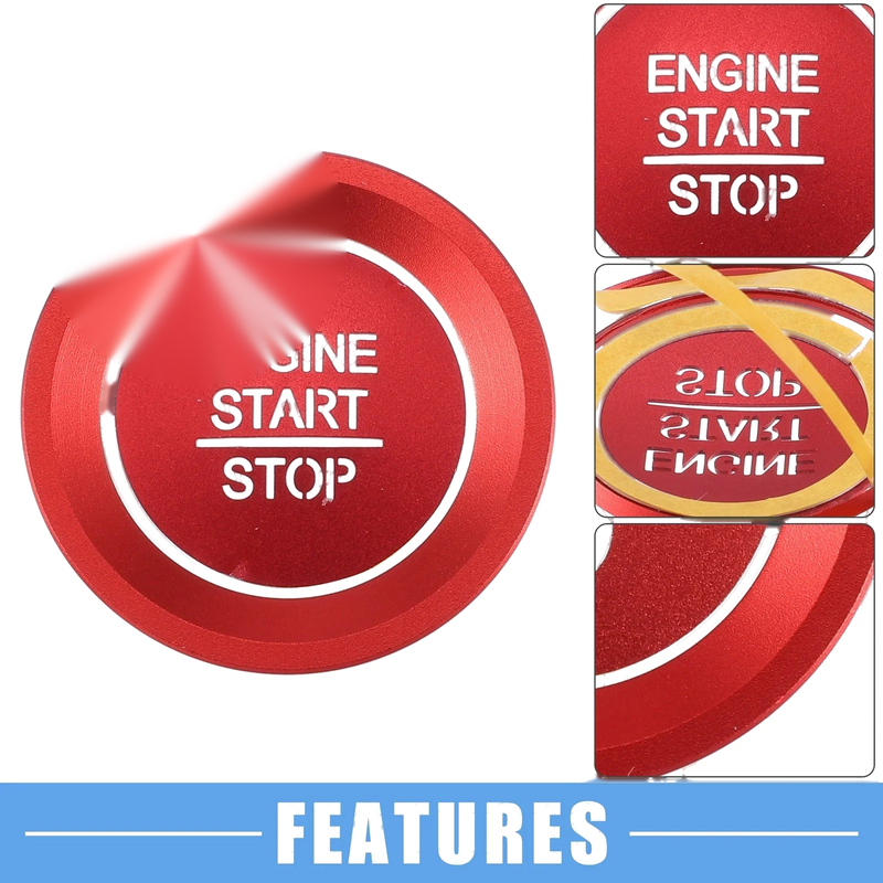 Honda Accord Engine Start Stop Ignition Button Trim Sticker (2018-2022)