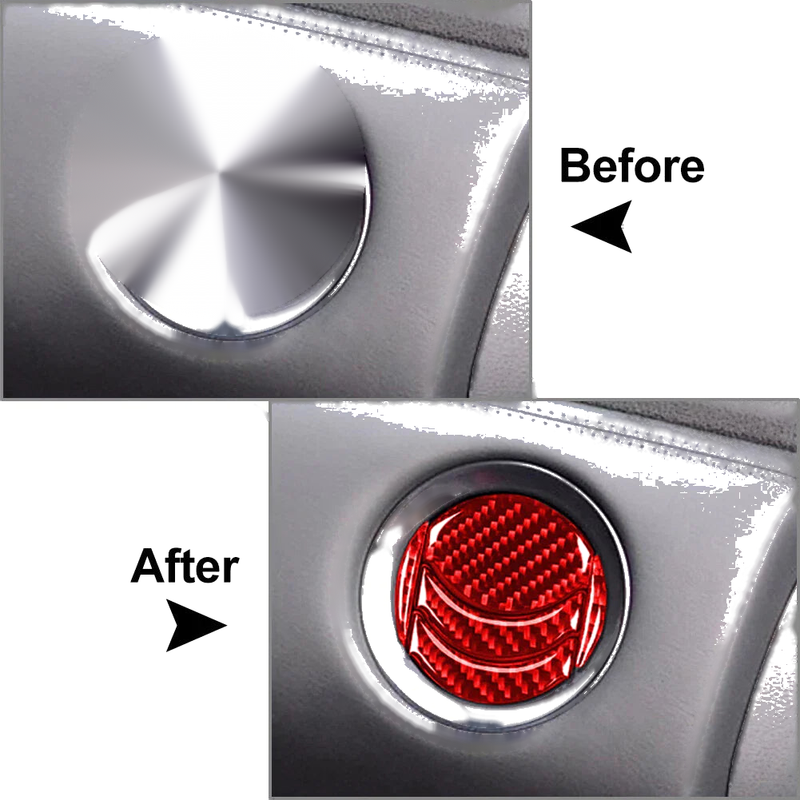 Nissan GTR R35 Red Central Control Air Vent Outlet Cover Trim (2008-2016)